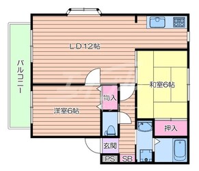 グリーンハイツ万博公園Ⅱの物件間取画像